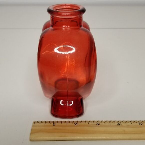 Heart‎ Shaped Red Glass Bud Vase To Teach Is To Love Teacher Valentine 5" - Picture 8 of 10